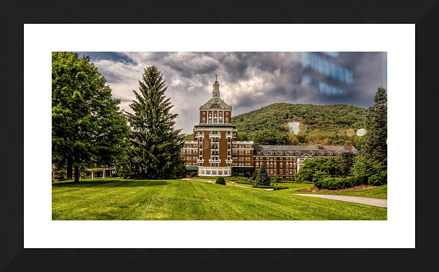 Homestead Resort Panorama Picture Frame print
