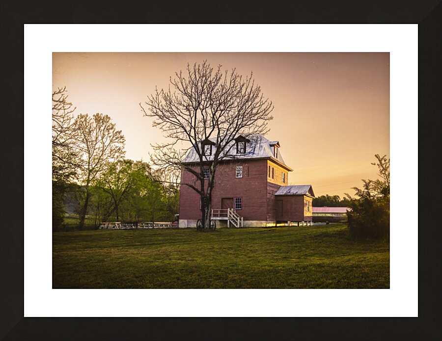 Old Virginia Mill at Sunrise Picture Frame print