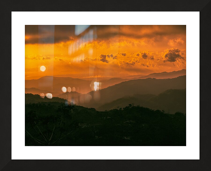 Fire in the Sky Picture Frame print