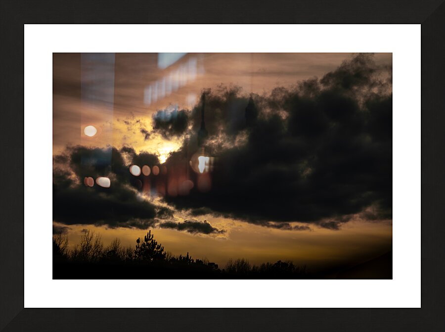 The Wonder of Clouds at Sunset Picture Frame print