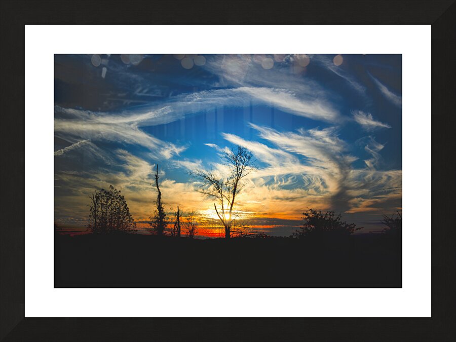 Road Trip to Charleston Sunset Picture Frame print