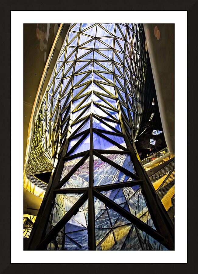 Frankfurt MyZeil Architecture Picture Frame print