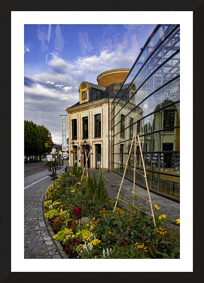 Honfleur Visitor Center Reflections Picture Frame print