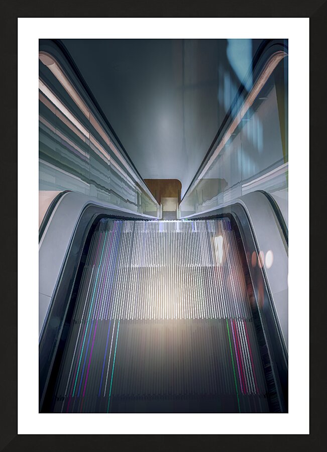 Amsterdam Stedelijk Museum Stairs Picture Frame print