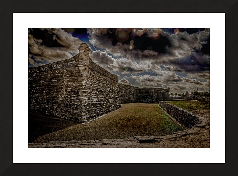 St. Augustine Fortress Picture Frame print