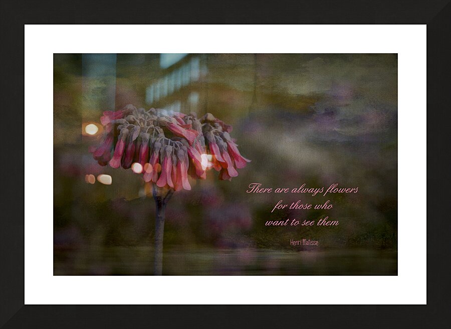Matisse Flowers Inspiration Picture Frame print