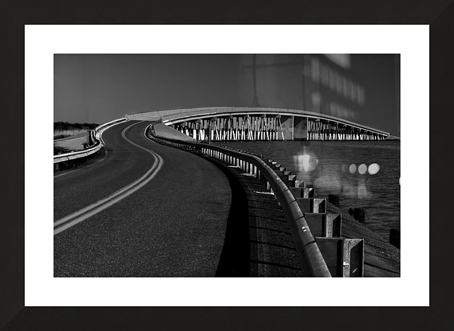 Chesapeake Curved Bridge Picture Frame print