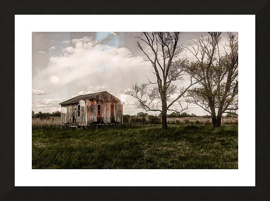 Virginia Eastern Shore Shack Picture Frame print