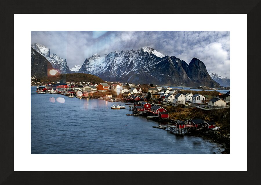 Lofoten Islands Vista in Reine Picture Frame print