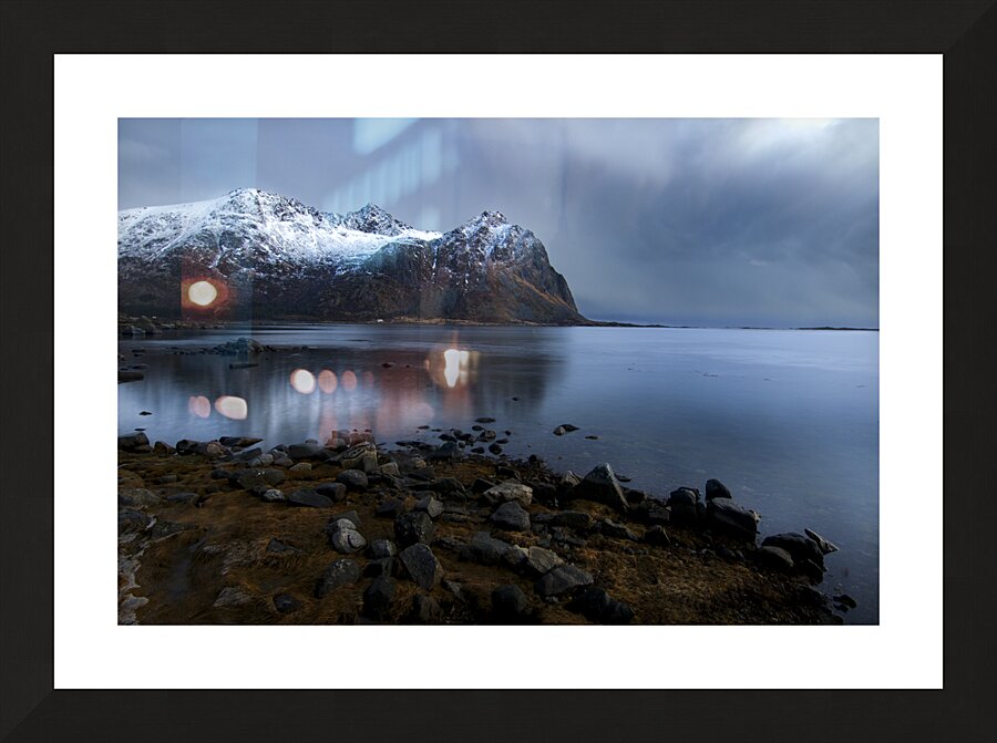 Lofoten Islands Coastline Picture Frame print