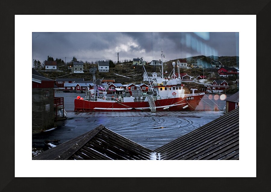 Norwegian Fishing Trawler Picture Frame print