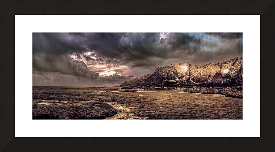 Lofoten Islands Reine Skyline Picture Frame print