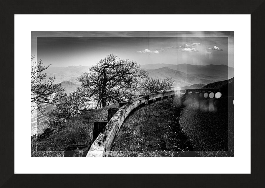 Blue Ridge Curves are the Best Picture Frame print