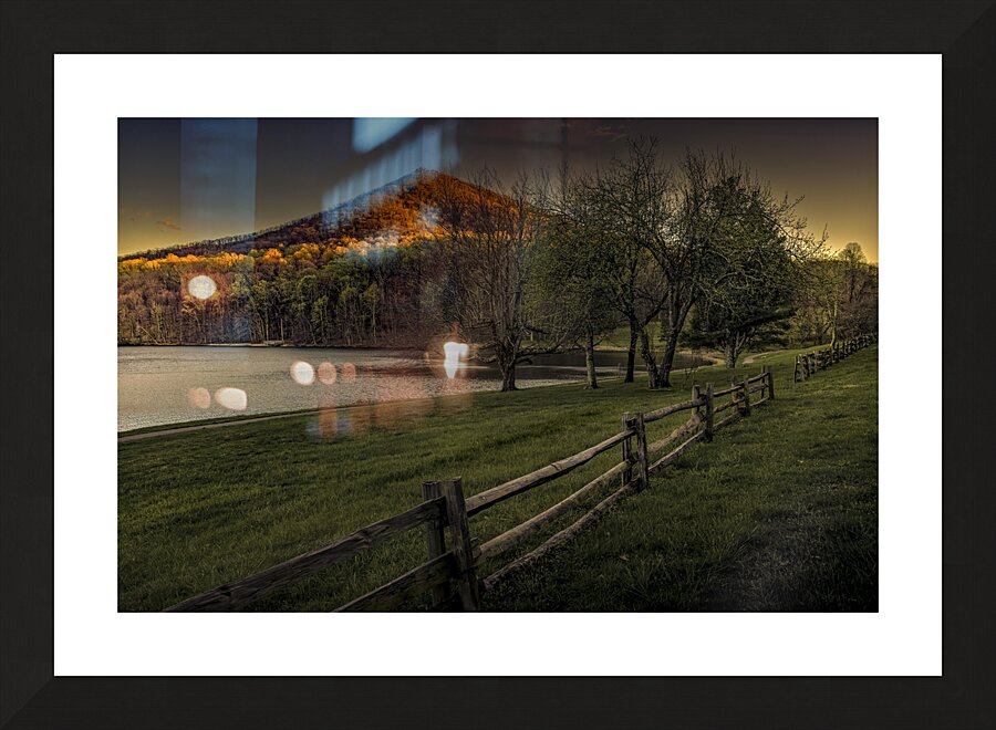 Say Goodnight World Picture Frame print