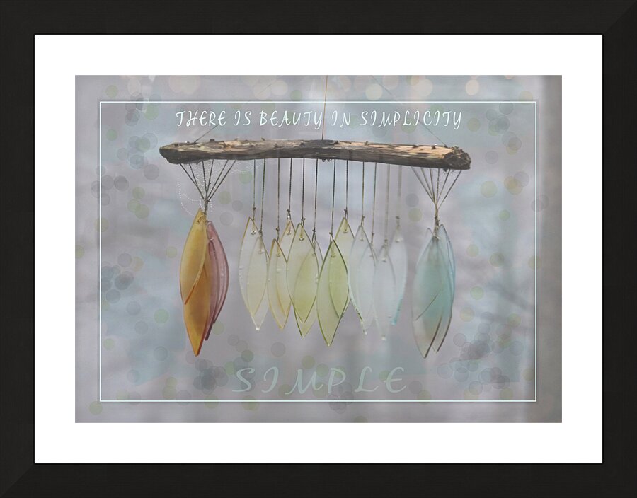 Beauty in Simplicity Picture Frame print
