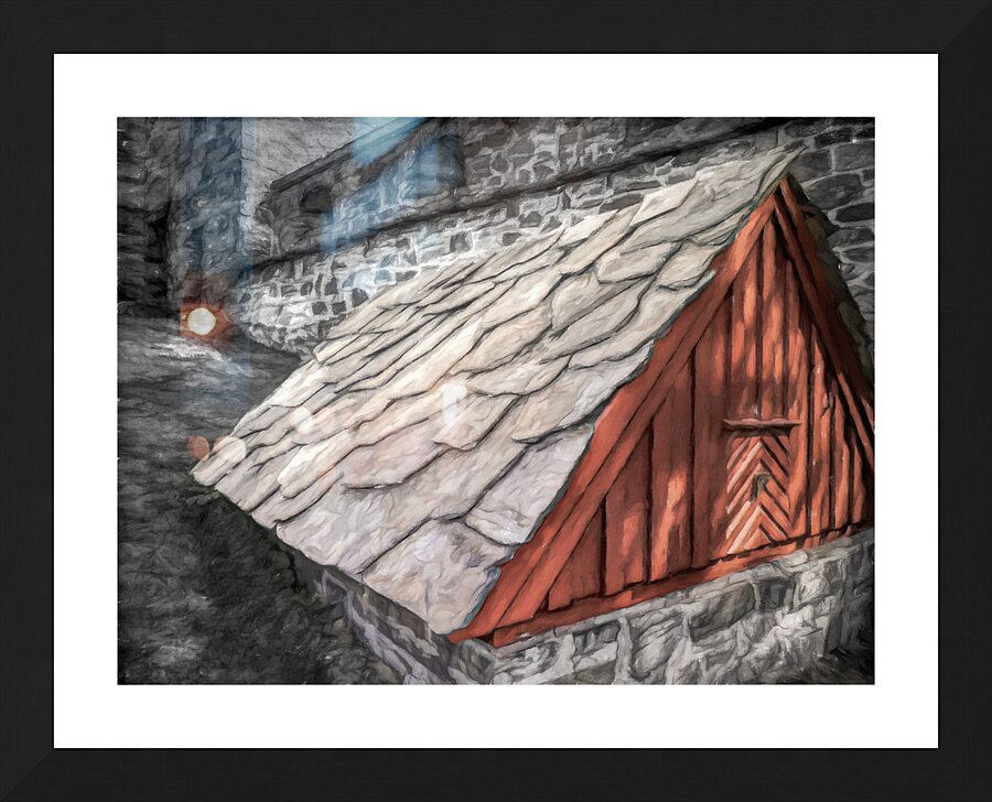 Oslo Akershus Fortress and Castle Barn Picture Frame print