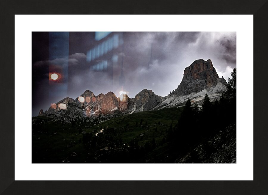 Giau Pass Cortina Race Day Picture Frame print