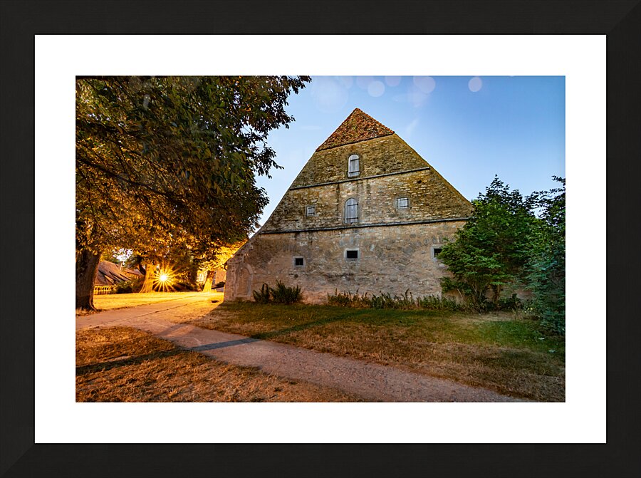 Rothenburg Old Building Picture Frame print