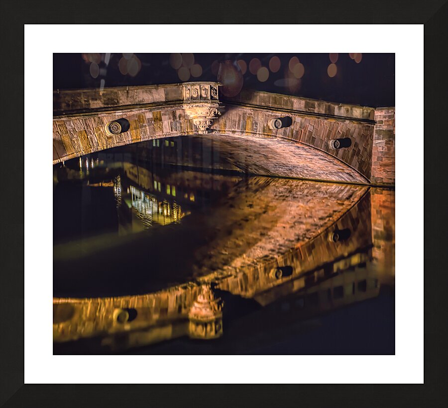 Fleisch Bridge Nuremberg Germany  Picture Frame print