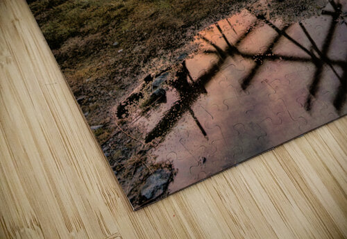Norwegian Cod Drying Racks at Sunset Norma Brandsberg Photography puzzle