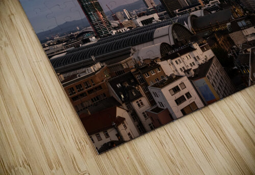 Frankfurt Skyline Skyscraper Sunset Norma Brandsberg Photography puzzle