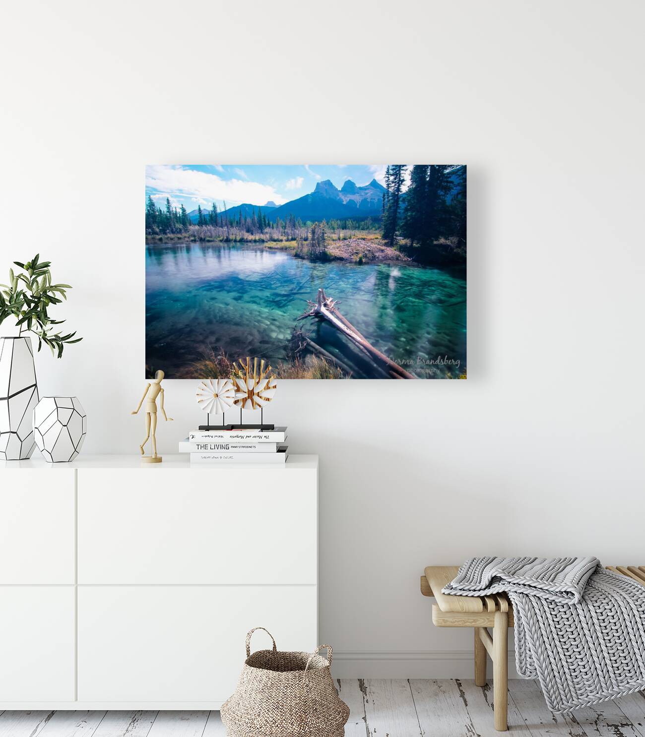 Banff Alberta Canada Bow River Canmore Reproduction