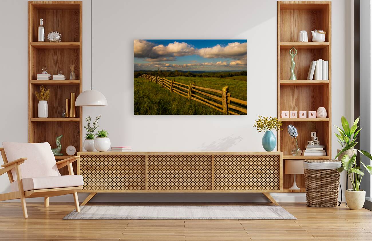 Blue Ridge Mountain Hilltop Reproduction