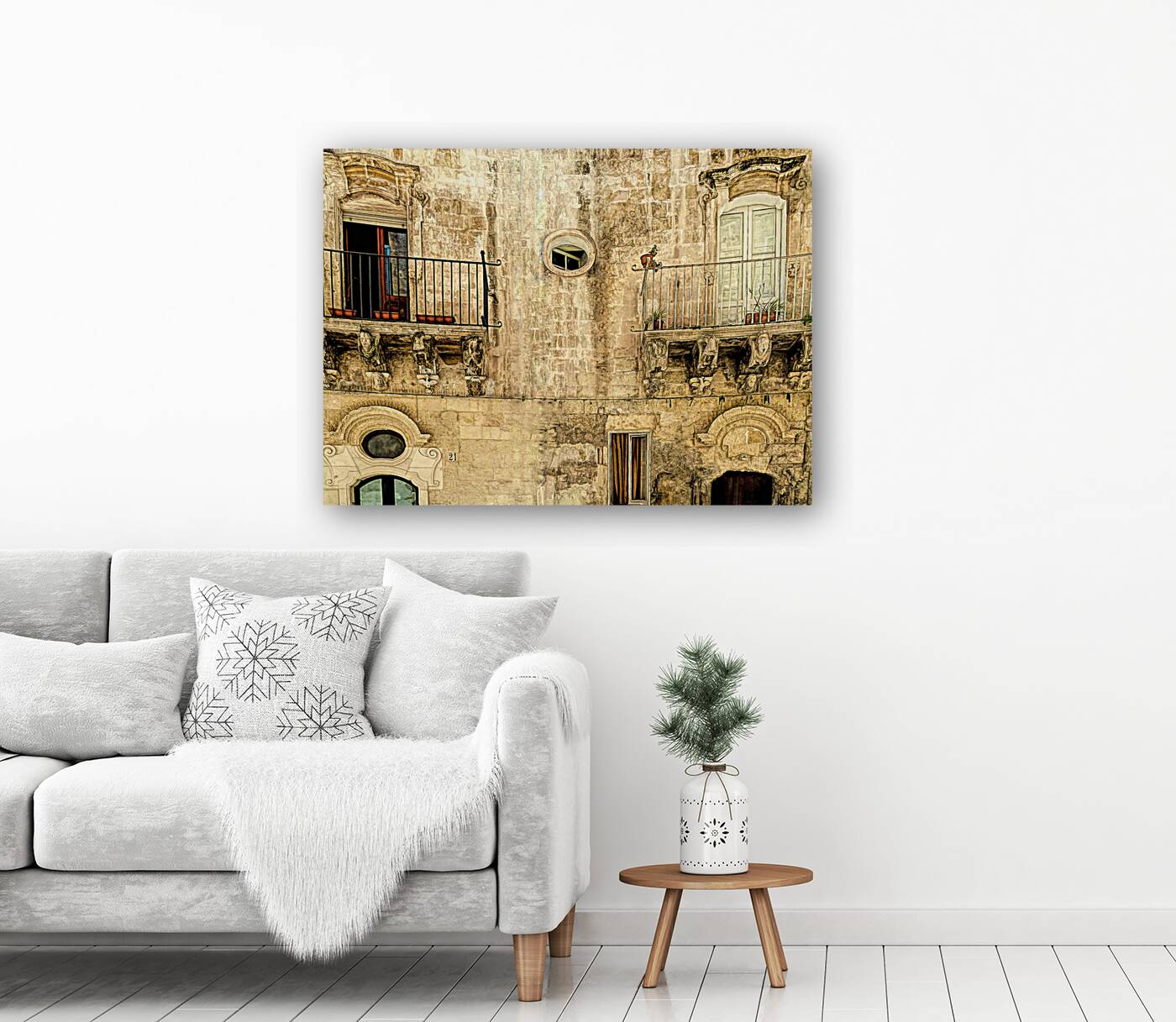 Pulgia Four Ancient Doors in Lecce Reproduction