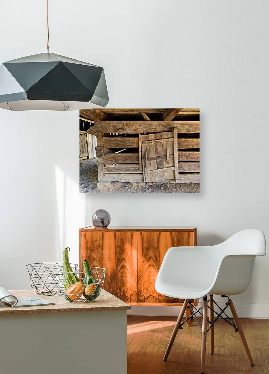 The Log Barn Crooked Door Reproduction