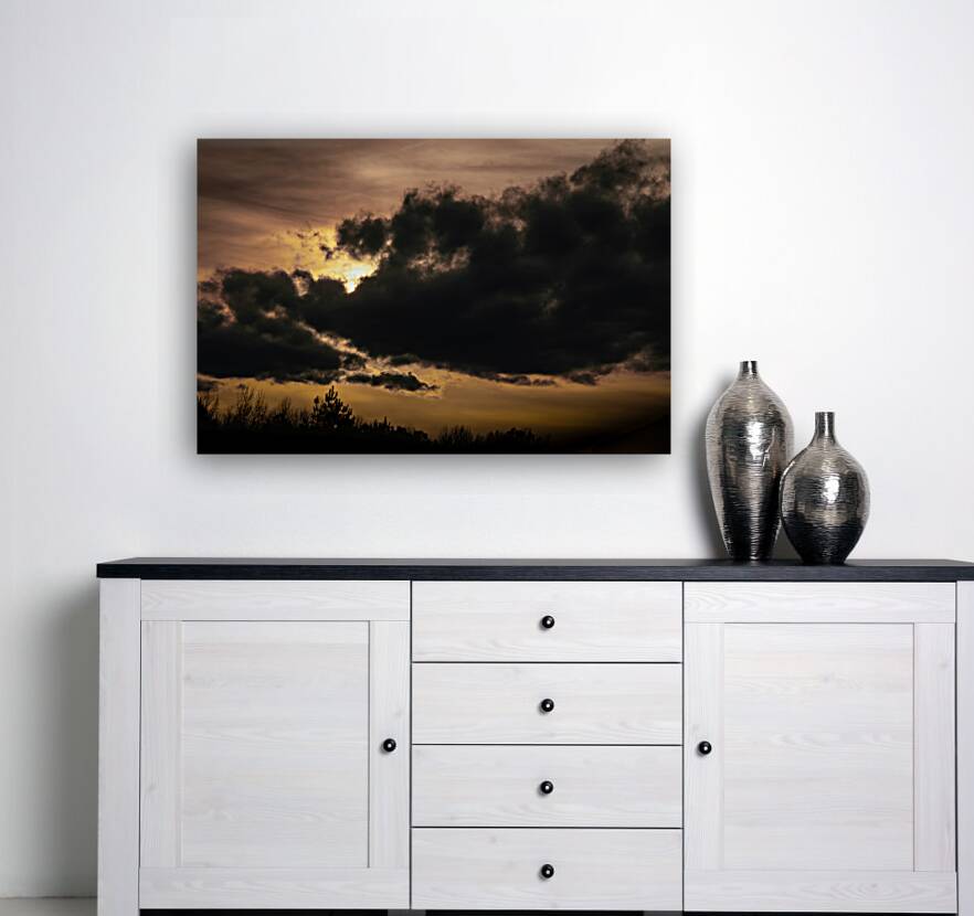 The Wonder of Clouds at Sunset Reproduction