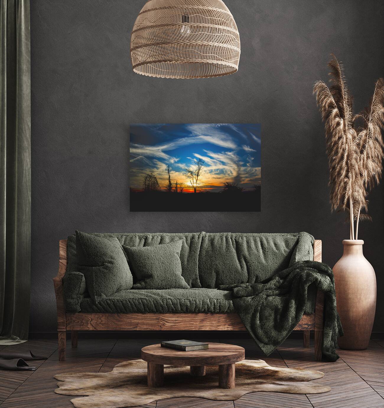 Road Trip to Charleston Sunset Reproduction