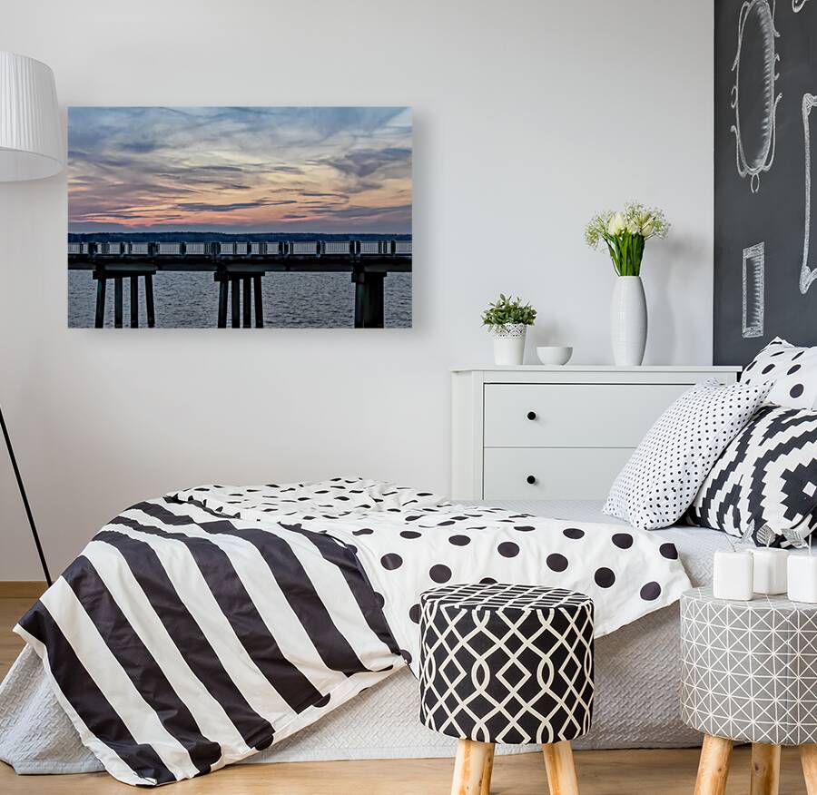 Lake Marion Bridge Sunset Reproduction