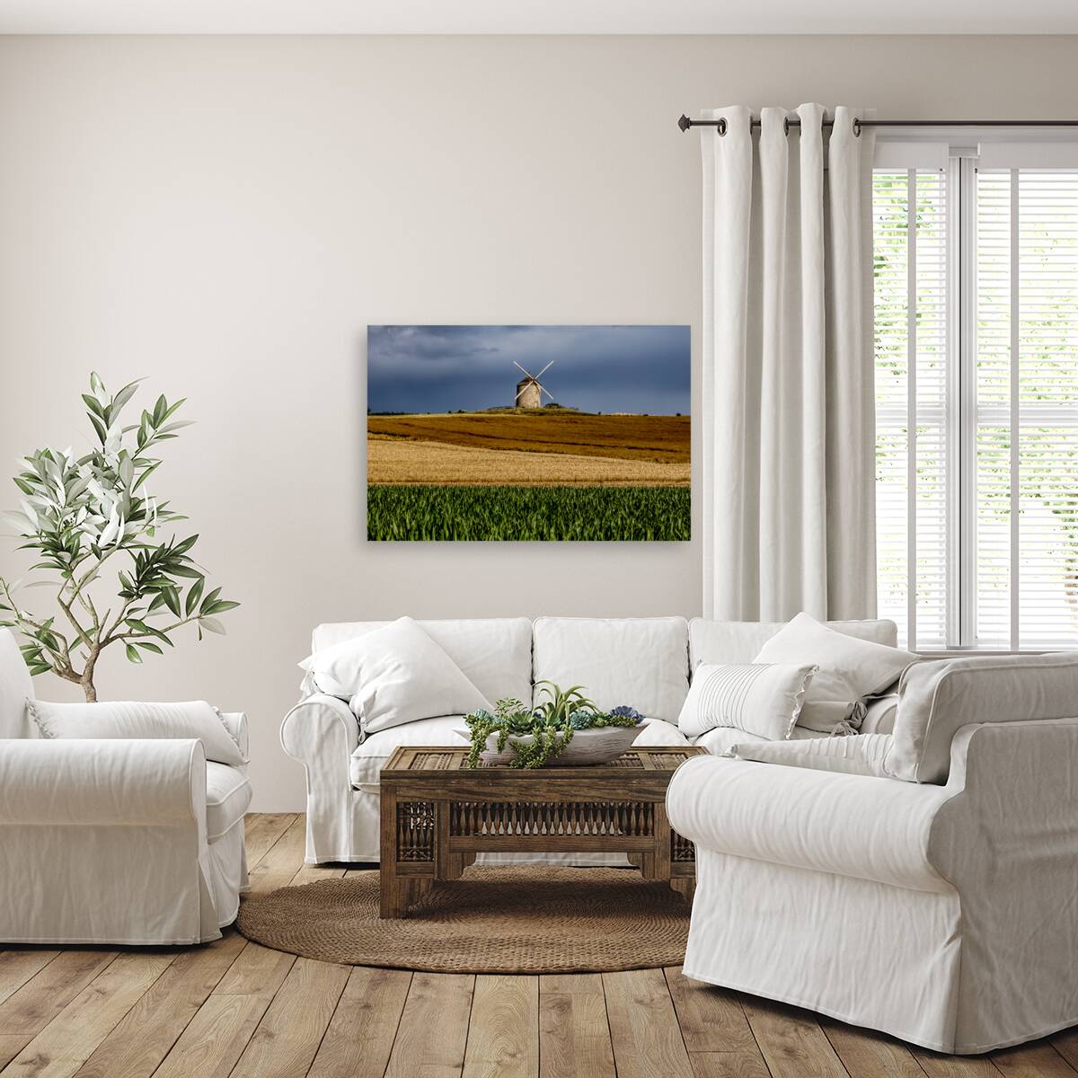 Mont Saint Michel Moulin de Moidrey Windmill  Reproduction