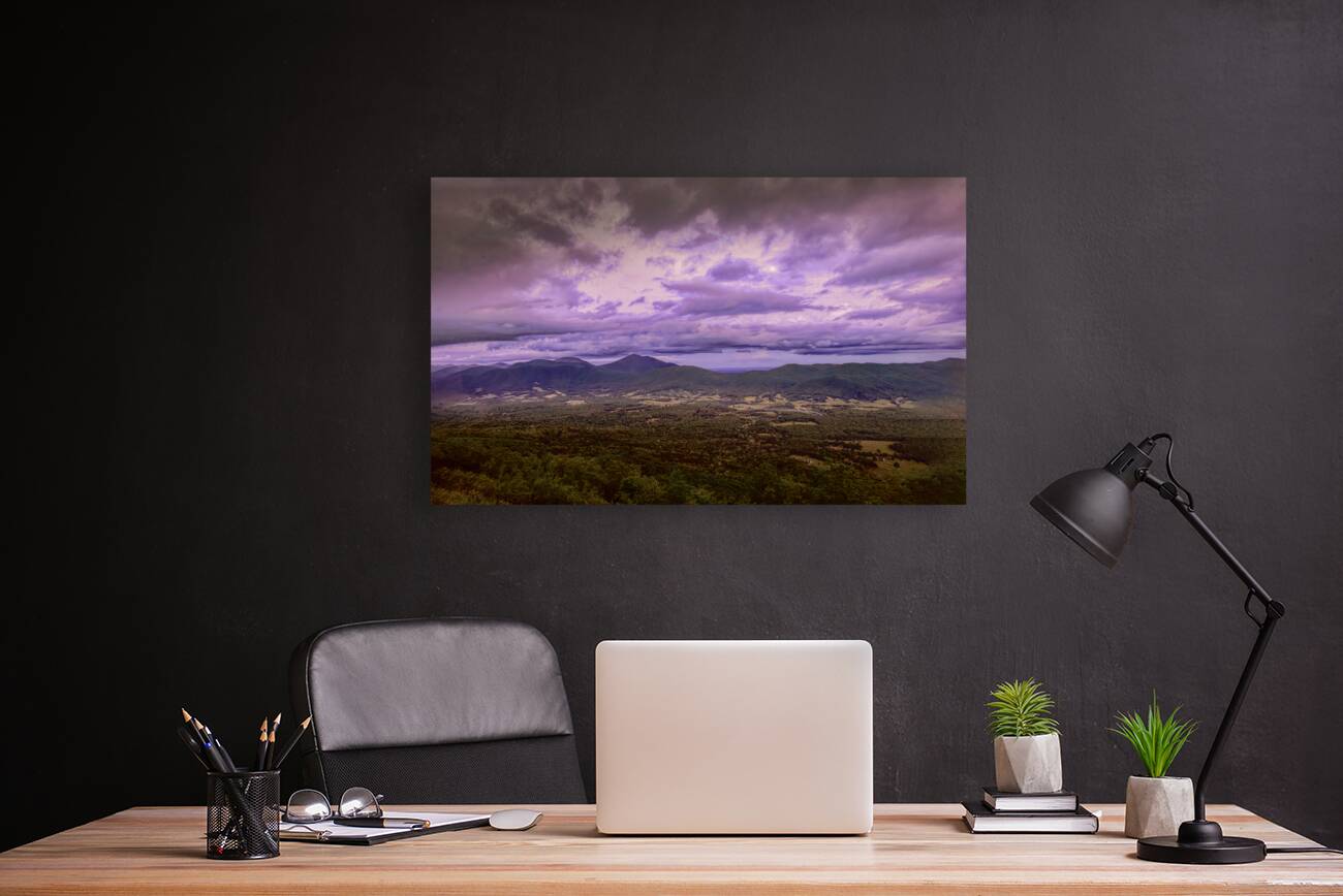 Blue Ridge Parkway Mountains Overlook Reproduction