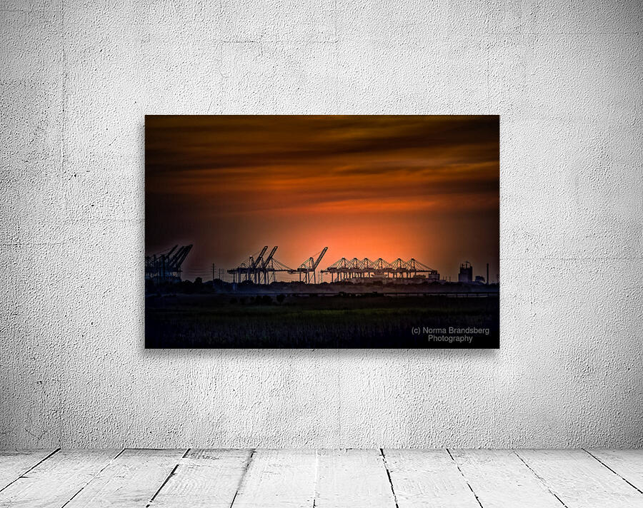 Savannah Shipyard at Sunset Wall Preview