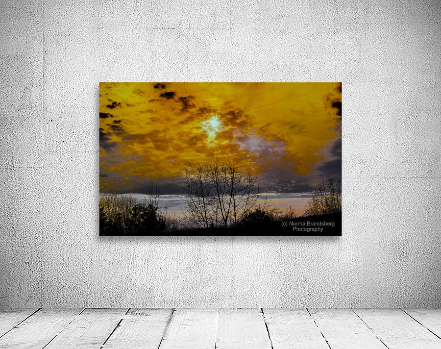 Winter Weather Fire in the Sky Wall Preview