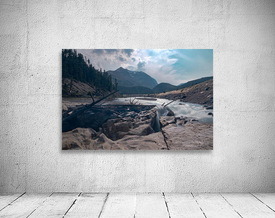 Banff to Jasper Rocky Waterfall Wall Preview