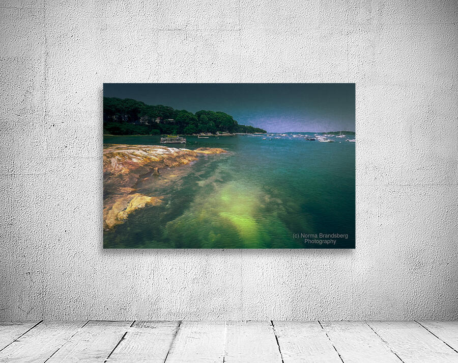 Falmouth Maine Town Landing Harbor Wall Preview