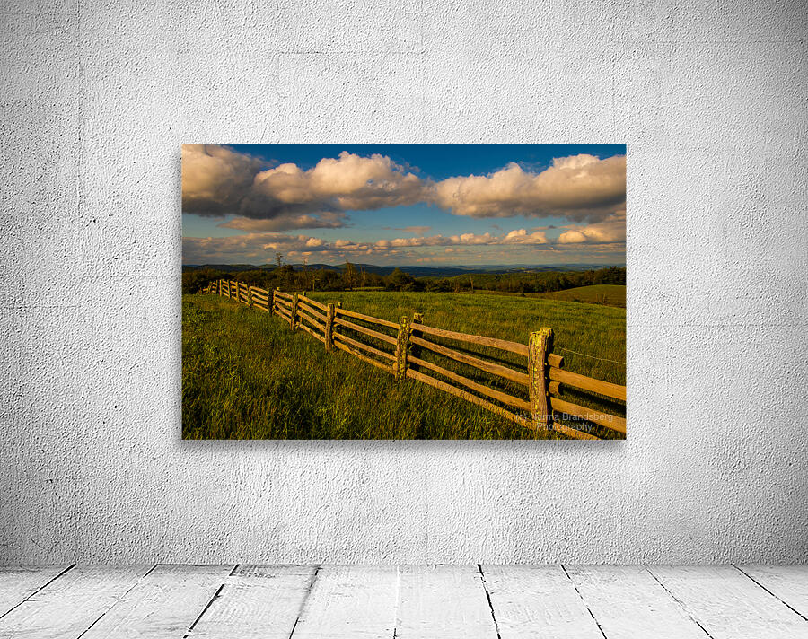 Blue Ridge Mountain Hilltop Wall Preview