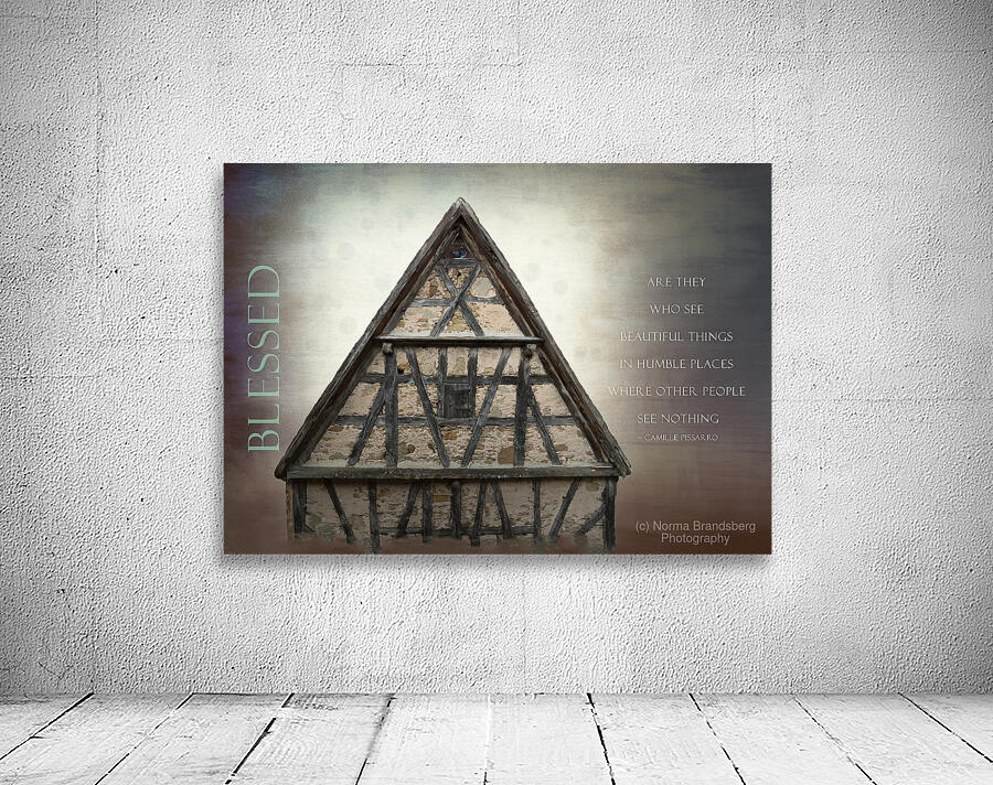 Blessed Humble Places Timbered Home Wall Preview