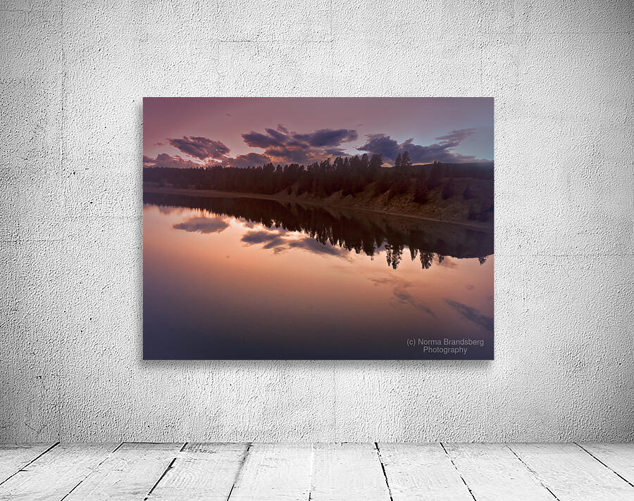 Yellowstone Lake Autumn Reflections Wall Preview