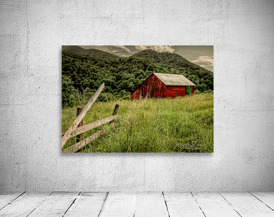 Homestead Resort  Red Barn Wall Preview