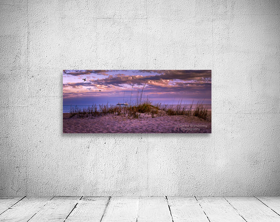 Port of Canaveral Container Ships Sunset Wall Preview