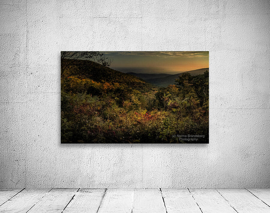 Blue Ridge Layers of Autumn Wall Preview