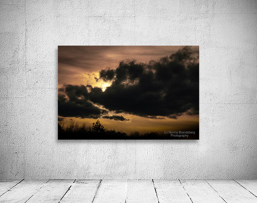 The Wonder of Clouds at Sunset Wall Preview