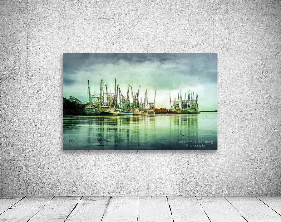 Georgia Shrimper Boats Wall Preview