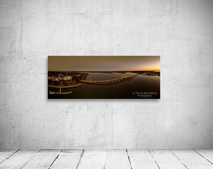 Beaufort Richsrd Woods Swing Bridge at Sunset Wall Preview