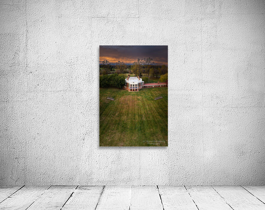 Thomas Jefferson Poplar Forest Vertical Drone Wall Preview