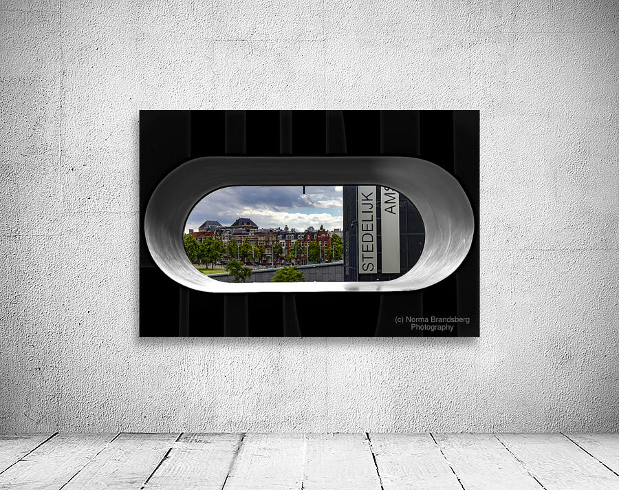 Stedelijk Museum Window in Amsterdam Wall Preview