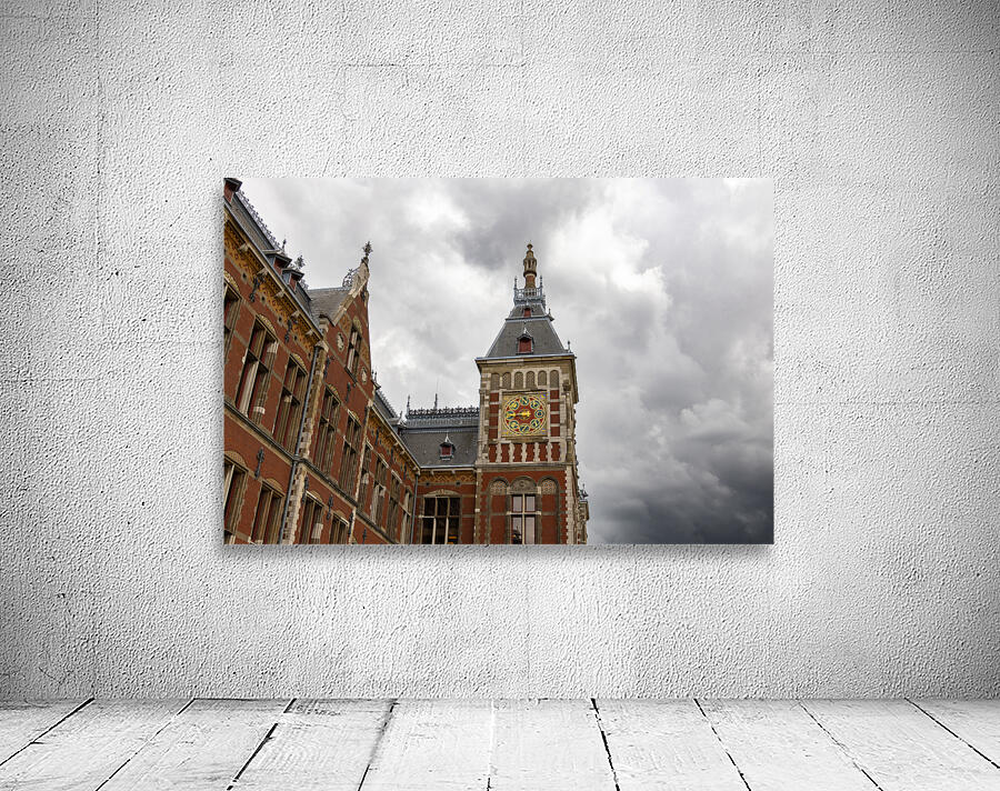 Amsterdam Centraal Train Station Tower Wall Preview